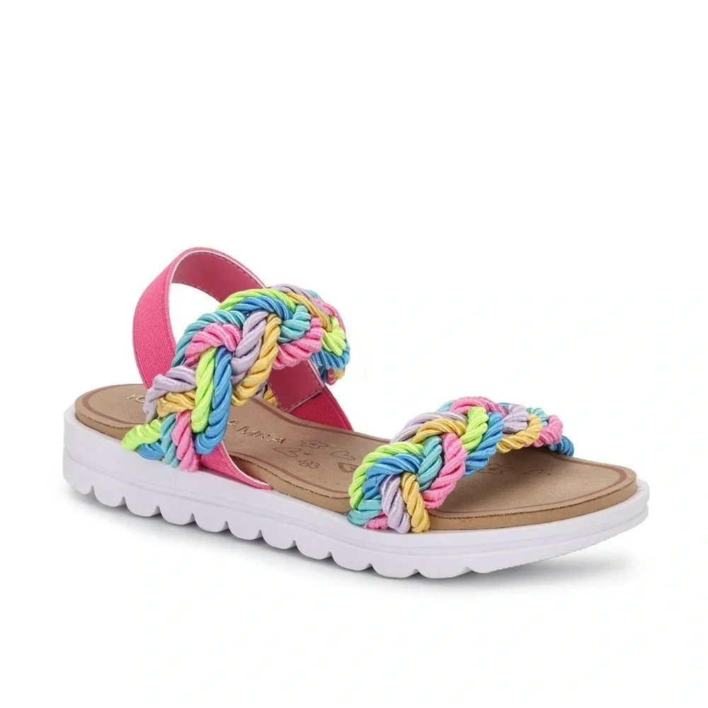 Yosi Samra Kids Shoes‎ Girls Sandals Size 3 Colorful NIB